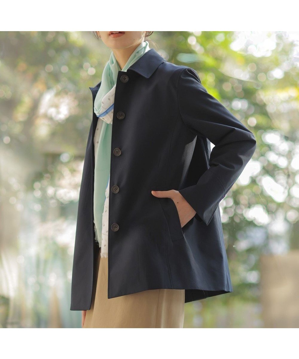 【ジェイ プレス/J.PRESS】のドライストレッチ ショート ステンカラー コート 人気、トレンドファッション・服の通販 founy(ファニー) 　ファッション　Fashion　レディースファッション　Fashion for Women　アウター　Coat / Outerwear Collection　コート・ロングコート・ピーコート　Long Coats, Peacoats & More　レディースジャケット・軽アウター　Jackets　コンパクト　Compact, Small Size　ショート　Short, Short Length　ジャケット　Jacket, Outerwear　ストレッチ　Stretch, Stretchy Fabric　チェック　Check, Plaid, Tartan　ベーシック　Basic, Essential　夏　Summer　春　Spring　S/S・春夏　SS, Spring/Summer, Warm Season　 other-1|ID: prp329100004855099 ipo3291000000035764594