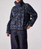 【ポール スミス/Paul Smith】のウールブレンド レオパード スタンドブルゾン ブルー|ID: prp329100004855106 ipo3291000000035764753