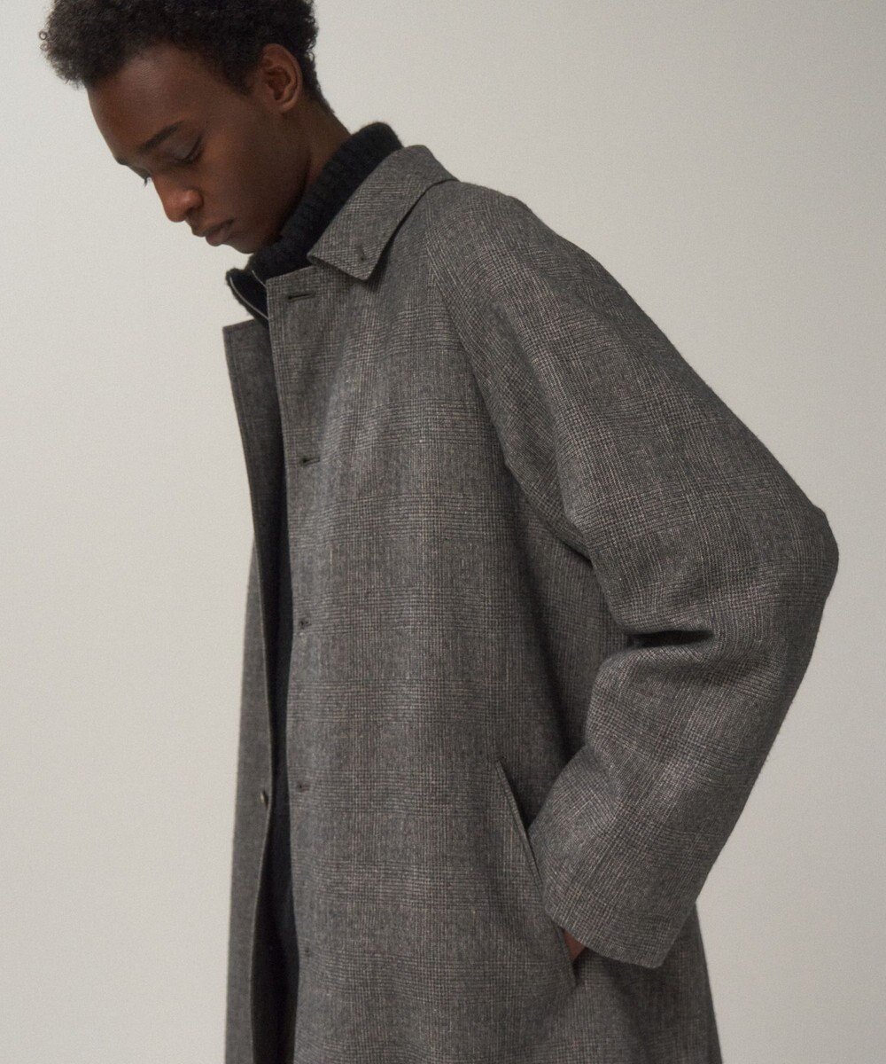 【エイトン/ATON】のLINEN WOOL TWILL バルマカーンコート - UNISEX 人気、トレンドファッション・服の通販 founy(ファニー) 　ファッション　Fashion　レディースファッション　Fashion for Women　アウター　Coat / Outerwear Collection　コート・ロングコート・ピーコート　Long Coats, Peacoats & More　レディースジャケット・軽アウター　Jackets　ユニセックス　Unisex, Genderless　ジャケット　Jacket, Outerwear　ツイード　Twill, Twill Weave　リネン　Linen, Linen Fabric　A/W・秋冬　Autumn/Winter　 other-1|ID: prp329100004855113 ipo3291000000035765002