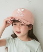 【エニィ/ANY / KIDS】のシャラシャラモチーフフリルキャップ ピンク×チェリー|ID: prp329100004855114 ipo3291000000035765067