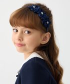 【エニィ/ANY / KIDS】のお花×リボンカチューシャ ネイビー|ID: prp329100004855119 ipo3291000000035765248