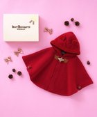 【ミキハウスホットビスケッツ/MIKI HOUSE HOT BISCUITS / KIDS】のお耳付きボアフリース ダッフルマントギフトセット【BOX付き】 赤|ID: prp329100004855131 ipo3291000000035765405