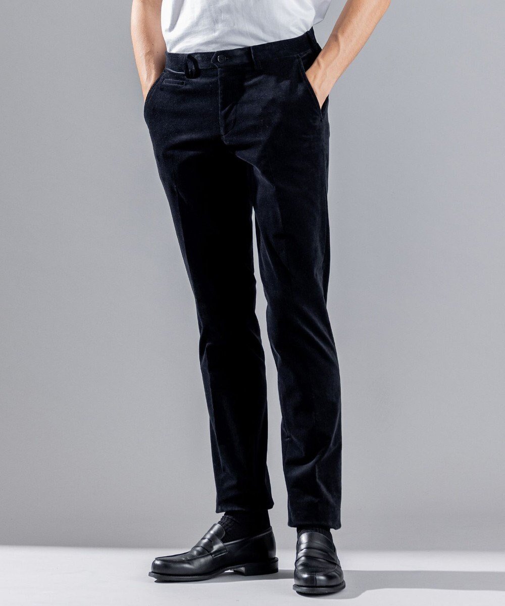 【ジョゼフ オム/JOSEPH HOMME / MEN】のライトコーデュロイストレッチ / CITY インテリア・キッズ・メンズ・レディースファッション・服の通販 founy(ファニー) ファッション Fashion メンズファッション Fashion for Men ボトムス Bottoms コーデュロイ Corduroy, Cord Fabric ストレッチ Stretch, Stretchy Fabric スラックス Slacks, Dress Pants セットアップ Set-Up, Coordinated Outfit テーパード Tapered, Tapered Pants フラップ Flap, Flap Pocket ポケット Pocket, Pocket Detail A/W・秋冬 Autumn/Winter ブラック系|ID: prp329100004855142 ipo3291000000035765959