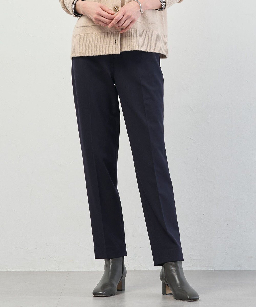 【ジェイ プレス/J.PRESS】のT/Rアルガンシルク テーパード パンツ 人気、トレンドファッション・服の通販 founy(ファニー) 　ファッション　Fashion　レディースファッション　Fashion for Women　パンツ　Pants & Trousers　シルク　Silk, 100% Silk　ジャケット　Jacket, Outerwear　ストレッチ　Stretch, Stretchy Fabric　センター　Center, Center Line　チェック　Check, Plaid, Tartan　テーパード　Tapered, Tapered Pants　A/W・秋冬　Autumn/Winter　おすすめ　Recommended / Our Picks　エレガント 上品　Elegant　 other-1|ID: prp329100004855202 ipo3291000000035769827