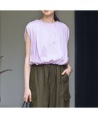 【23区/NIJYUSANKU】の【SLOW/一部店舗限定】ファインゲージ ギャザー Tシャツ 人気、トレンドファッション・服の通販 founy(ファニー) ファッション Fashion レディースファッション Fashion for Women トップス・カットソー Cut & Sew Tops シャツ・ブラウス・オフィスカジュアル Elegant Blouses & Button-Ups ロングTシャツ・Tシャツ Longline T-Shirts & Tees カットソー・ベーシックTシャツ Cut-and-Sewn Tops / Stretch Tees & Basics エアリー Airy Texture 春 Spring カットソー Cut and Sewn Top ギャザー Gathered, Ruffled コンパクト Compact, Small Size なめらか Smooth, Silky Texture ボトム Bottoms, Lower Wear S/S・春夏 SS, Spring/Summer, Warm Season 夏 Summer エレガント 上品 Elegant 2025年 2025 2025春夏・S/S Spring/Summer 2025 SS25 thumbnail ライラック系|ID: prp329100004855221 ipo3291000000035770512