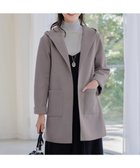 【ティアクラッセ/Tiaclasse】のダブルフェイスニットロングコート モカ|ID: prp329100004855246 ipo3291000000035771623