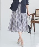 【エニィ スィス/any SiS】の【洗える】ツートーンシアーチェック スカート ラベンダーグレー系|ID: prp329100004855253 ipo3291000000035771915
