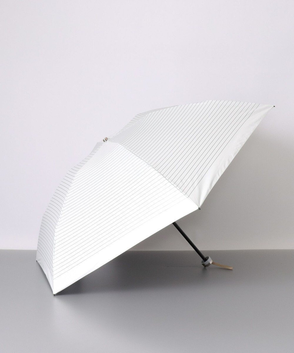 【アウロラ/AURORA】のBLAO (ブラオ) ボーダー柄 晴雨兼用傘 (折り畳み・ミニ) インテリア・キッズ・メンズ・レディースファッション・服の通販 founy(ファニー) 　ファッション　Fashion　レディースファッション　Fashion for Women　レイングッズ・傘・晴雨兼用傘　Umbrellas & Rain Gear　ボーダー　Border, Stripe　傘　Umbrella, Parasol　日傘　Parasol, UV Umbrella　ホワイト|ID: prp329100004855262 ipo3291000000035772136