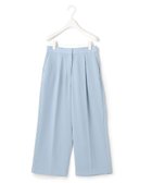 【アイシービー/iCB】の【WEB限定カラーあり】FluidBackSatin ワイドクロップドパンツ ライトブルー系|ID: prp329100004855266 ipo3291000000035772268