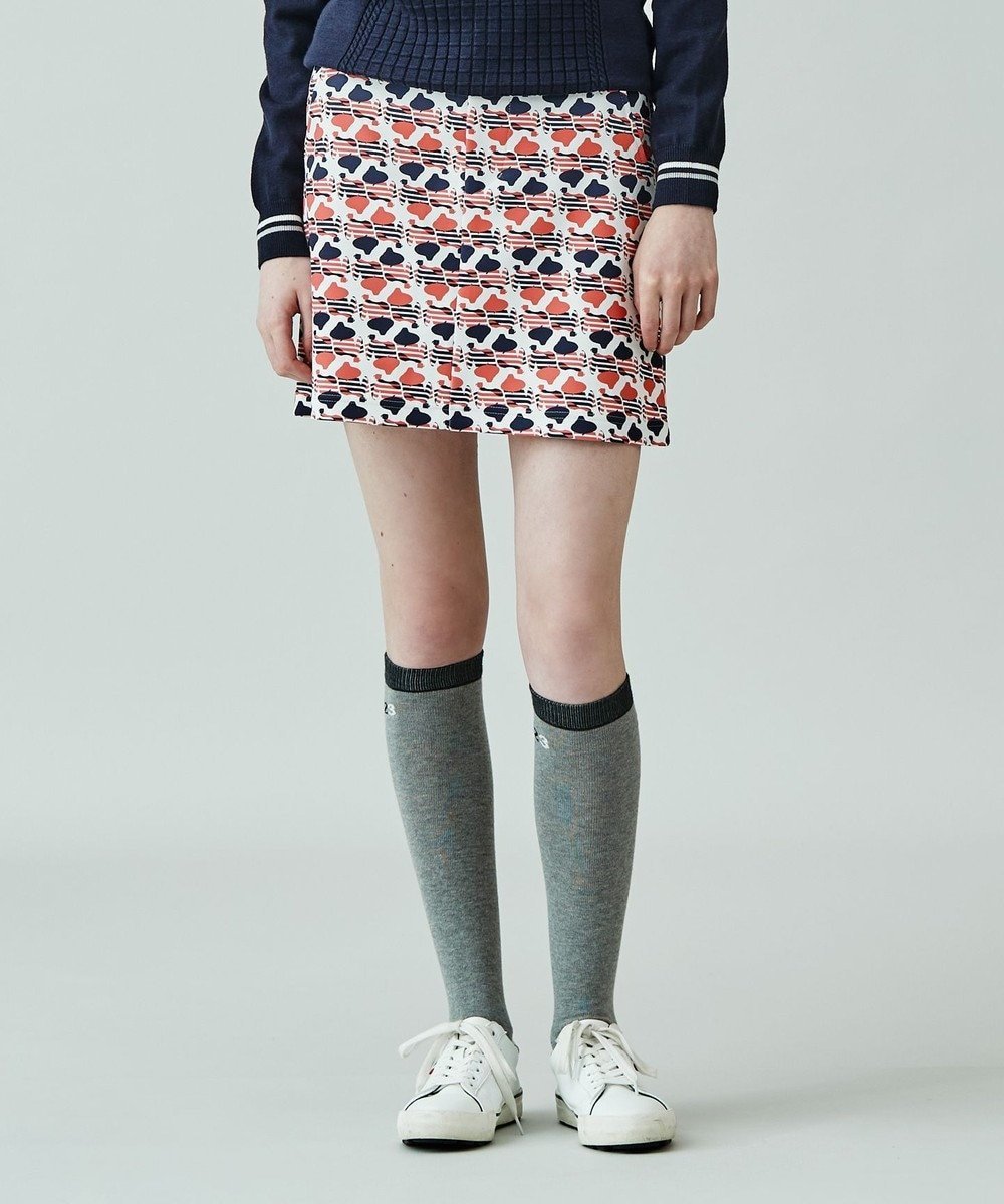 【23区 ゴルフ/NIJYUSANKU GOLF】の【WOMEN】PARIS柄プリント ダンボール スカート インテリア・キッズ・メンズ・レディースファッション・服の通販 founy(ファニー) 　ファッション　Fashion　レディースファッション　Fashion for Women　スカート　Skirts　シンプル　Simple, Minimal　フランス　France, French　プリント　Print, Printed Pattern　ベーシック　Basic, Essential　台形　A-Line, Trapezoid Shape　A/W・秋冬　Autumn/Winter　ホワイト系5|ID: prp329100004855274 ipo3291000000035772662