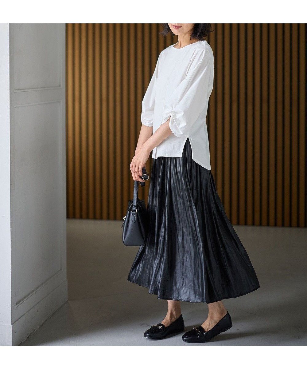 【エニー/ANY】の【ウエストゴム】チンツギャザースカート 人気、トレンドファッション・服の通販 founy(ファニー) 　ファッション　Fashion　レディースファッション　Fashion for Women　スカート　Skirts　ギャザー　Gathered, Ruffled　シンプル　Simple, Minimal　バランス　Balance, Style Balance　洗える　Machine Washable　A/W・秋冬　Autumn/Winter　 other-1|ID: prp329100004855285 ipo3291000000035773277