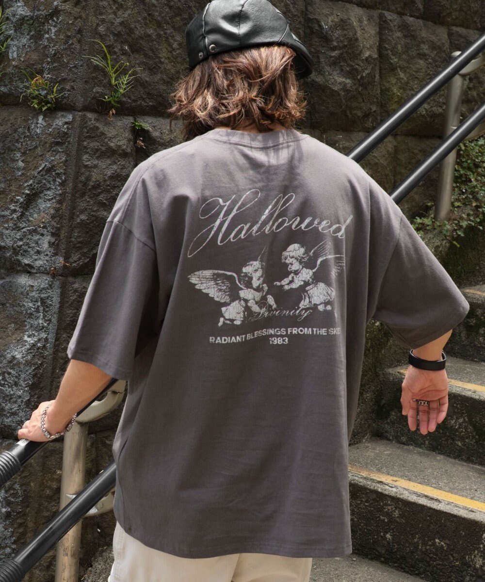 【ウィゴー/WEGO】の【ユニセックス着用ITEM/SMLサイズ展開】ヴィンテージライクグラフィックT(SS) インテリア・キッズ・メンズ・レディースファッション・服の通販 founy(ファニー) 　ファッション　Fashion　レディースファッション　Fashion for Women　トップス・カットソー　Cut & Sew Tops　シャツ・ブラウス・オフィスカジュアル　Elegant Blouses & Button-Ups　ロングTシャツ・Tシャツ　Longline T-Shirts & Tees　カットソー・ベーシックTシャツ　Cut-and-Sewn Tops / Stretch Tees & Basics　ヴィンテージ　Vintage Style　春　Spring　カットソー　Cut and Sewn Top　グラフィック　Graphic, Graphic Design　ショート　Short, Short Length　シンプル　Simple, Minimal　スマホ　Smartphone, Mobile Device　ダメージ　Distressed, Destroyed　デニム　Denim, Jeans Material　トレンド　Trend, Trending Now　ハーフ　Half, Half-Length　バランス　Balance, Style Balance　ビッグ　Big, Oversized　プリント　Print, Printed Pattern　ボトム　Bottoms, Lower Wear　半袖　Short Sleeve, Half Sleeve　ワイド　Wide, Wide Fit　S/S・春夏　SS, Spring/Summer, Warm Season　おすすめ　Recommended / Our Picks　夏　Summer　柄11|ID: prp329100004855294 ipo3291000000035773710