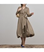 【グレース コンチネンタル/GRACE CONTINENTAL】のカシュクールバルーンワンピース 人気、トレンドファッション・服の通販 founy(ファニー) ファッション Fashion レディースファッション Fashion for Women ワンピース Dresses ギンガム Gingham, Gingham Fabric タフタ Taffeta, Structured Fabric チェック Check, Plaid, Tartan バルーン Balloon, Balloon Silhouette リボン Ribbon, Bow エレガント 上品 Elegant 夏 Summer 春 Spring S/S・春夏 SS, Spring/Summer, Warm Season thumbnail ブラウン|ID: prp329100004855322 ipo3291000000035774705