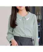 【ティアクラッセ/Tiaclasse】のレイヤードカラーブラウス ミント|ID: prp329100004855327 ipo3291000000035774761