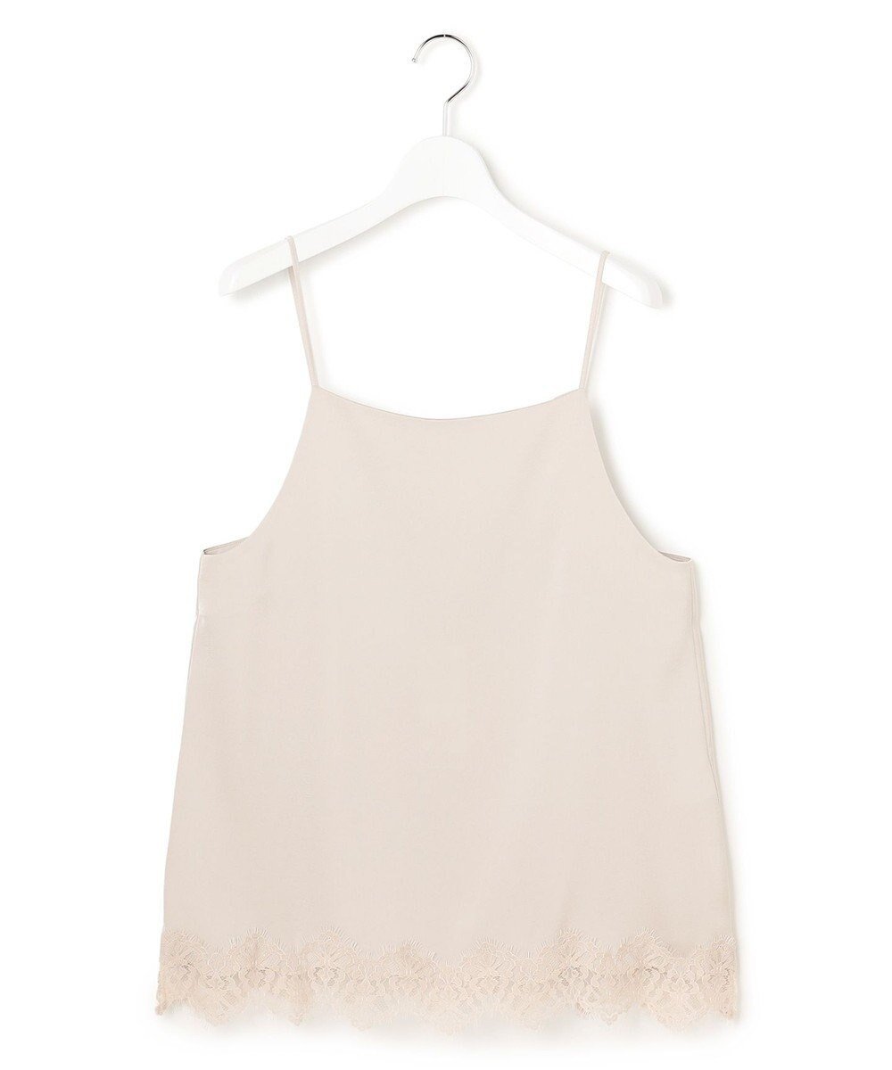 【23区/NIJYUSANKU】の【先行予約】サテンレースキャミソール インテリア・キッズ・メンズ・レディースファッション・服の通販 founy(ファニー) 　ファッション　Fashion　レディースファッション　Fashion for Women　トップス・カットソー　Cut & Sew Tops　キャミソール&ノースリーブ　Camisoles & Sleeveless Tops　インナー　Innerwear　春　Spring　キャミソール　Camisole, Spaghetti Strap Top　サテン　Satin, Glossy Fabric　ジャケット　Jacket, Outerwear　スカラップ　Scallop, Scalloped Edge　ストレッチ　Stretch, Stretchy Fabric　トレンド　Trend, Trending Now　ビスチェ　Bustier, Corset Top　フェミニン　Feminine, Girly　レース　Lace, Lace Fabric　S/S・春夏　SS, Spring/Summer, Warm Season　夏　Summer　エレガント 上品　Elegant　2026年　2026　ベージュ系|ID: prp329100004855328 ipo3291000000035774786