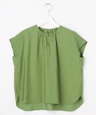 【自由区/JIYU-KU】の【セットアップ対応】エアリーツイルプルオーバー ブラウス グリーン|ID: prp329100004855330 ipo3291000000035774815