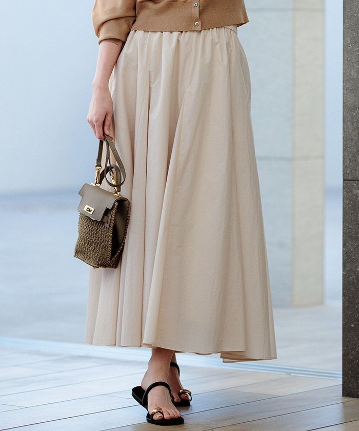 【23区/NIJYUSANKU】の【洗える】ナイロンコットンタフタ フレアスカート インテリア・キッズ・メンズ・レディースファッション・服の通販 founy(ファニー) https://founy.com/ ファッション Fashion レディースファッション Fashion for Women スカート Skirts Aライン・フレアスカート A-Line & Flared Skirts 春 Spring 洗える Machine Washable タフタ Taffeta, Structured Fabric フレア Flare, Flared ベーシック Basic, Essential S/S・春夏 SS, Spring/Summer, Warm Season 夏 Summer 2024年 2024 2024春夏・S/S Spring/Summer 2024 SS24 |ID: prp329100004855348 ipo3291000000035775164