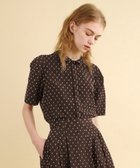 【トッカ/TOCCA】の【消臭】STAR SAND ブラウス 人気、トレンドファッション・服の通販 founy(ファニー) ファッション Fashion レディースファッション Fashion for Women トップス・カットソー Cut & Sew Tops シャツ・ブラウス・オフィスカジュアル Elegant Blouses & Button-Ups ジャカード／ジャガード Jacquard, Woven Pattern セットアップ Set-Up, Coordinated Outfit デニム Denim, Jeans Material ドレス Dress, One-Piece 夏 Summer S/S・春夏 SS, Spring/Summer, Warm Season A/W・秋冬 Autumn/Winter thumbnail ブラウン系|ID: prp329100004855351 ipo3291000000035775225