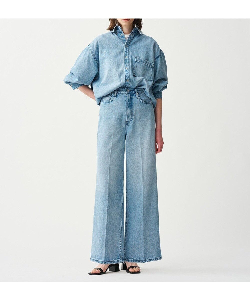 【アンクレイヴ/uncrave】の【upper hights × uncrave】THE SISTER uncrave パンツ インテリア・キッズ・メンズ・レディースファッション・服の通販 founy(ファニー) 　ファッション　Fashion　レディースファッション　Fashion for Women　パンツ　Pants & Trousers　デニムパンツ・ジーンズ・美脚デニム　Denim Jeans & Pants　春　Spring　デニム　Denim, Jeans Material　ハイライズ　High Rise, High Waist　別注　Limited Edition, Custom Order　ワイド　Wide, Wide Fit　S/S・春夏　SS, Spring/Summer, Warm Season　夏　Summer　フェザースカイブルー|ID: prp329100004855356 ipo3291000000035775383