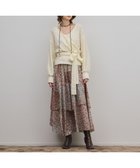 【グレース コンチネンタル/GRACE CONTINENTAL】のパッチワークプリントスカート ベージュ|ID: prp329100004855359 ipo3291000000035775422