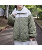 【クラフトスタンダードブティック/CRAFT STANDARD BOUTIQUE】のボアキルト切替ブルゾン 人気、トレンドファッション・服の通販 founy(ファニー) ファッション Fashion レディースファッション Fashion for Women アウター Coat / Outerwear Collection レディースジャケット・軽アウター Jackets ブルゾンジャケット・スポーティアウター Blouson Jackets キルティング Quilted, Quilting キルト Quilt, Quilted Fabric 切替 Switching, Contrast Panel ジャケット Jacket, Outerwear ダウン Down, Puffer デニム Denim, Jeans Material ドローコード Drawcord, Drawstring Cord ハーフ Half, Half-Length ブルゾン Blouson, Bomber Jacket ポケット Pocket, Pocket Detail 防寒 Cold Protection, Winter-Ready リラックス Relax, Relaxed Fit 冬 Winter / This Winter A/W・秋冬 Autumn/Winter thumbnail Khaki|ID: prp329100004855477 ipo3291000000035787339