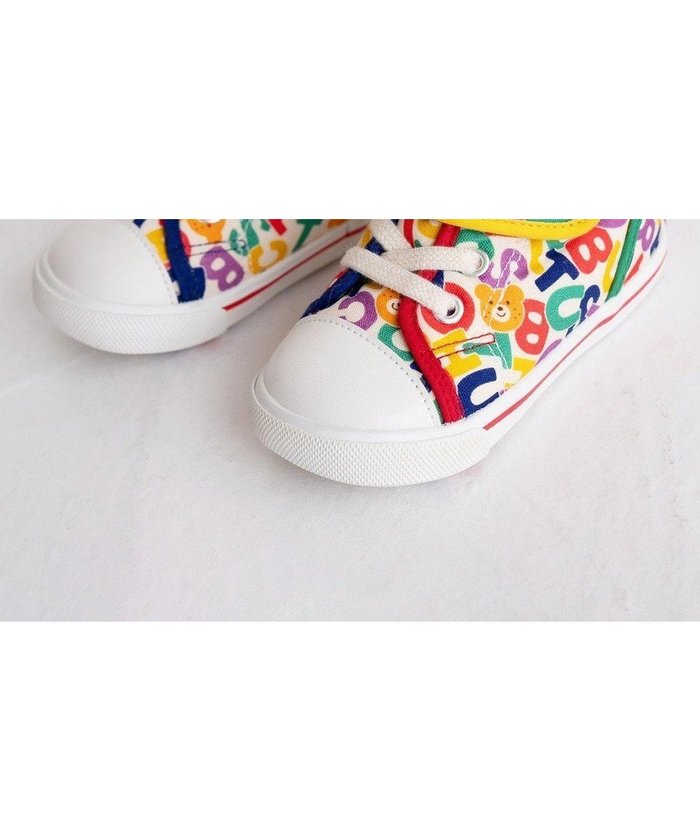 【ミキハウスホットビスケッツ/MIKI HOUSE HOT BISCUITS / KIDS】の【14-16cm】 ロゴ総柄 セカンドベビーシューズ インテリア・キッズ・メンズ・レディースファッション・服の通販 founy(ファニー) https://founy.com/ ファッション Fashion キッズファッション Fashion for Kids カラフル Colorful Design キャンバス Canvas, Canvas Fabric シューズ Shoes, Footwear シンプル Simple, Minimal スニーカー Sneakers, Trainers フィット Fit, Slim Fit ベビー Baby, Babywear |ID: prp329100004855502 ipo3291000000035787898