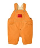 【ミキハウスホットビスケッツ/MIKI HOUSE HOT BISCUITS / KIDS】の【ミキハウス】【70-100cm】6分丈オーバーオール ライトブラウン|ID: prp329100004855510 ipo3291000000035788042