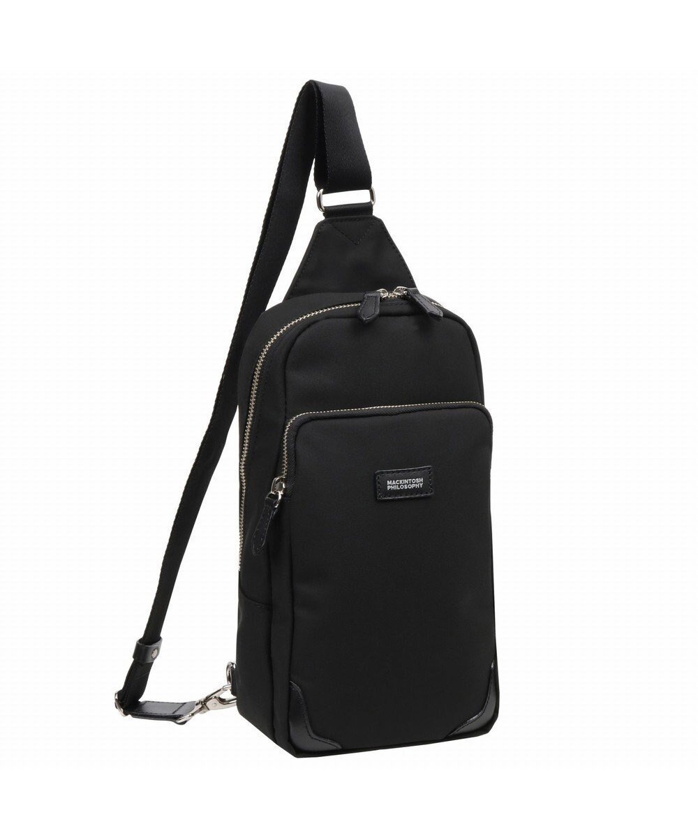 【エース バッグズ アンド ラゲッジ/ACE BAGS & LUGGAGE / MEN】のMACKINTOSH PHILOSOPHY バルヴェニー ワンショルダータイプ インテリア・キッズ・メンズ・レディースファッション・服の通販 founy(ファニー) 　ファッション　Fashion　メンズファッション　Fashion for Men　バッグ　Bags　コンパクト　Compact, Small Size　ショルダー　Shoulder, Shoulder Strap　ジャケット　Jacket, Outerwear　スマホ　Smartphone, Mobile Device　フロント　Front, Front Design　ポケット　Pocket, Pocket Detail　旅行　Travel　ブラック|ID: prp329100004855532 ipo3291000000035788548