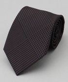 【五大陸/gotairiku / MEN】のGOTAIRIKU別注【日本製】シルク ネクタイ_チェック柄 ダークブラウン系8|ID: prp329100004855533 ipo3291000000035788595