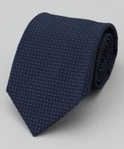 【五大陸/gotairiku / MEN】のGOTAIRIKU別注【日本製】シルク ネクタイ_小格子柄 ネイビー系8|ID: prp329100004855534 ipo3291000000035788616