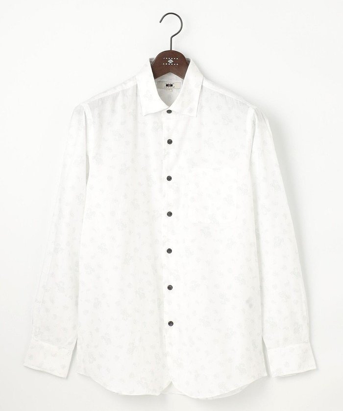 【ジョセフ アブード/JOSEPH ABBOUD / MEN】の【柔らか】シャンブレーツイルピーチ シャツ インテリア・キッズ・メンズ・レディースファッション・服の通販 founy(ファニー) https://founy.com/ ファッション Fashion メンズファッション Fashion for Men トップス・カットソー Cut & Sew Tops メンズシャツ Shirts おすすめ Recommended / Our Picks インナー Innerwear エレガント 上品 Elegant ペイズリー Paisley, Ethnic Pattern メランジ Melange, Mixed Yarn ラウンド Round, Round Neck A/W・秋冬 Autumn/Winter 羽織 Haori, Light Jacket |ID: prp329100004855536 ipo3291000000035788649