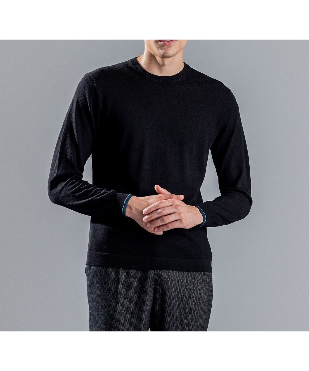 【ジョゼフ オム/JOSEPH HOMME / MEN】のエッセンシャルメリノ クルーネック インテリア・キッズ・メンズ・レディースファッション・服の通販 founy(ファニー) ファッション Fashion メンズファッション Fashion for Men トップス・カットソー Cut & Sew Tops ニット・セーター / 定番トップス Knit Tops & Sweaters おすすめ Recommended / Our Picks アンサンブル Ensemble Set セーター Sweater, Knitwear ベーシック Basic, Essential ロング Long, Long-Length エレガント 上品 Elegant A/W・秋冬 Autumn/Winter ブラック系|ID: prp329100004855538 ipo3291000000035788684