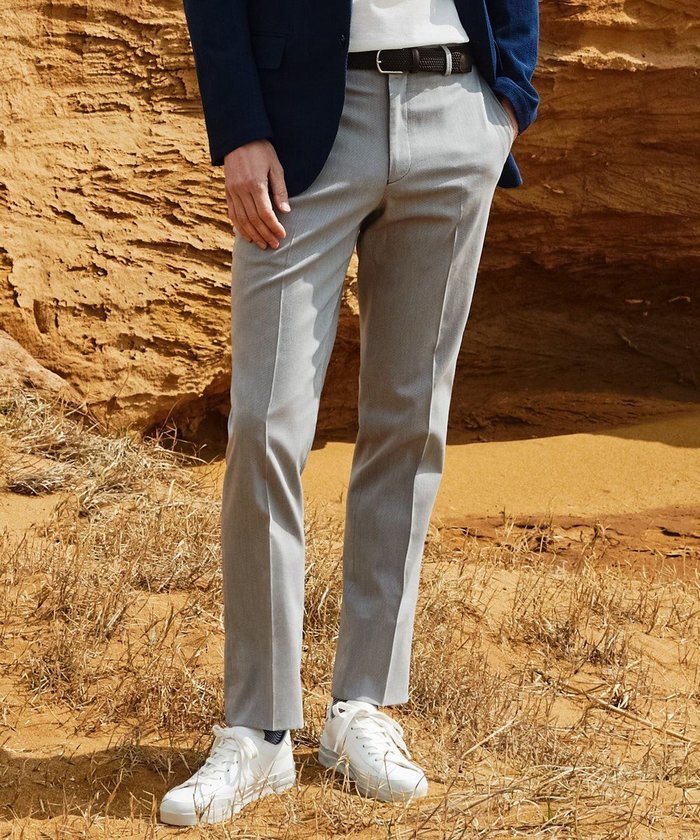 【五大陸/gotairiku / MEN】のウエストアジャスター/折り目加工/吸汗速乾/洗える【ビジネス対応】クールマックスパンツ(24年モデル) インテリア・キッズ・メンズ・レディースファッション・服の通販 founy(ファニー) https://founy.com/ ファッション Fashion メンズファッション Fashion for Men ボトムス Bottoms 春 Spring 洗える Machine Washable 吸水 Absorbent, Quick-Dry シャンブレー Chambray, Denim-Like Fabric ストレッチ Stretch, Stretchy Fabric スマート Smart, Elegant スリット Slit, Slit Detail スリム Slim, Slim Fit ドレス Dress, One-Piece ポケット Pocket, Pocket Detail S/S・春夏 SS, Spring/Summer, Warm Season 夏 Summer エレガント 上品 Elegant ビジネス 仕事 通勤 Business / Work / Commuting |ID: prp329100004855539 ipo3291000000035788692