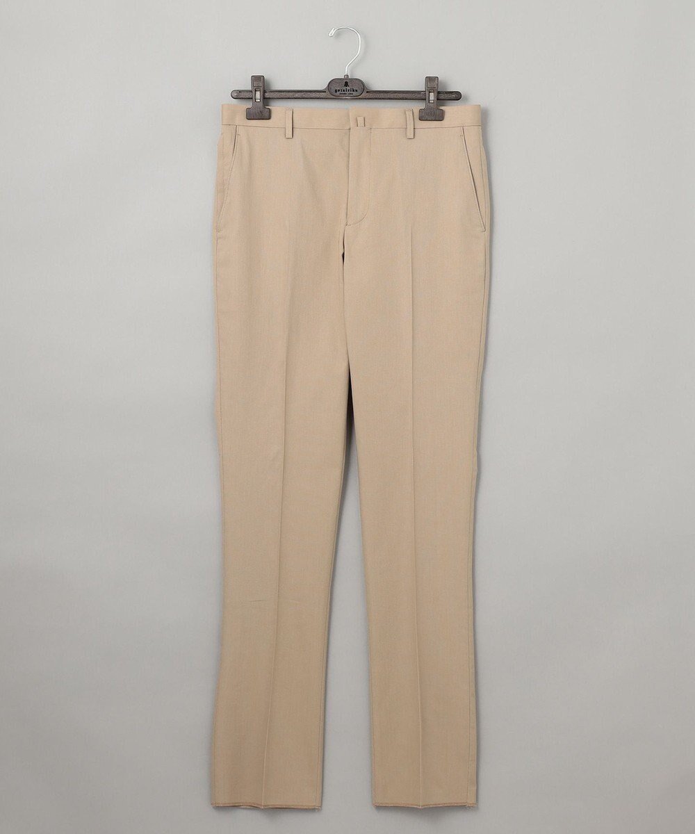 【五大陸/gotairiku / MEN】のウエストアジャスター/折り目加工/吸汗速乾/洗える【ビジネス対応】クールマックスパンツ(24年モデル) インテリア・キッズ・メンズ・レディースファッション・服の通販 founy(ファニー) 　ファッション　Fashion　メンズファッション　Fashion for Men　ボトムス　Bottoms　春　Spring　洗える　Machine Washable　吸水　Absorbent, Quick-Dry　シャンブレー　Chambray, Denim-Like Fabric　ストレッチ　Stretch, Stretchy Fabric　スマート　Smart, Elegant　スリット　Slit, Slit Detail　スリム　Slim, Slim Fit　ドレス　Dress, One-Piece　ポケット　Pocket, Pocket Detail　S/S・春夏　SS, Spring/Summer, Warm Season　夏　Summer　エレガント 上品　Elegant　ビジネス 仕事 通勤　Business / Work / Commuting　ベージュ系|ID: prp329100004855539 ipo3291000000035788704