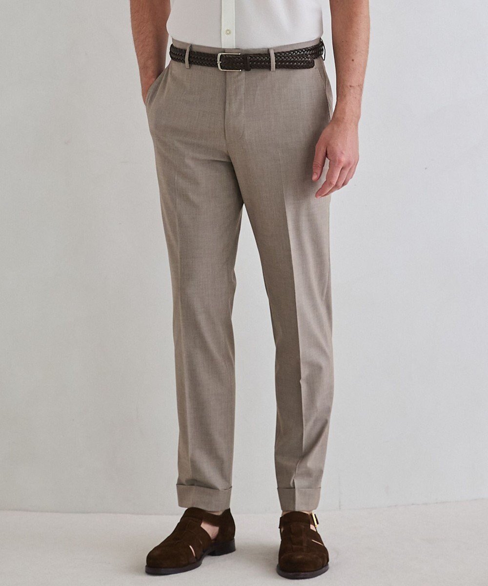 【五大陸/gotairiku / MEN】の26年新作【ストレッチ/シワになりにくい/洗える】ハイパーストレッチ DRESS パンツ インテリア・キッズ・メンズ・レディースファッション・服の通販 founy(ファニー) 　ファッション　Fashion　メンズファッション　Fashion for Men　ボトムス　Bottoms　春　Spring　洗える　Machine Washable　ジャケット　Jacket, Outerwear　ストレッチ　Stretch, Stretchy Fabric　テーパード　Tapered, Tapered Pants　ドレス　Dress, One-Piece　ボトム　Bottoms, Lower Wear　レギュラー　Regular, Standard Fit　S/S・春夏　SS, Spring/Summer, Warm Season　夏　Summer　ビジネス 仕事 通勤　Business / Work / Commuting　ベージュ系|ID: prp329100004855542 ipo3291000000035788814