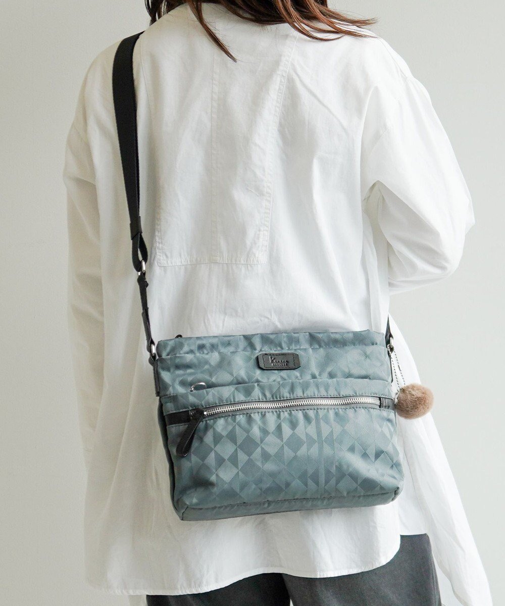 【エース バッグズ アンド ラゲッジ/ACE BAGS & LUGGAGE / MEN】のKanana project カナナモノグラム3rd ショルダーバッグ 11911 カナナ プロジェクト インテリア・キッズ・メンズ・レディースファッション・服の通販 founy(ファニー) 　ファッション　Fashion　メンズファッション　Fashion for Men　バッグ　Bags　コンパクト　Compact, Small Size　抗菌　Antibacterial, Bacteria-Resistant　軽量　Lightweight, Ultra Light　チャーム　Charm, Pendant　定番　Standard, Basic Item　フロント　Front, Front Design　ポケット　Pocket, Pocket Detail　リュック　Backpack, Rucksack　再入荷　Restock / Back in Stock　旅行　Travel　スーツケース キャリーケース　Suitcase / Carry Case　エレガント 上品　Elegant　グレー|ID: prp329100004855545 ipo3291000000035788932