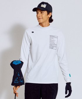 【ピーダブリュサーキュラス/PW CIRCULUS / MEN】の【吸水速乾 / UV遮蔽率99.5% UVカット / ストレッチ】【MEN】ロングスリーブモックT ゴルフ 人気、トレンドファッション・服の通販 founy(ファニー) ファッション Fashion メンズファッション Fashion for Men トップス・カットソー Cut & Sew Tops メンズシャツ Shirts 秋 Autumn カットソー Cut and Sewn Top 吸水 Absorbent, Quick-Dry シンプル Simple, Minimal ストレッチ Stretch, Stretchy Fabric プリント Print, Printed Pattern モノトーン Monotone, Black and White ロング Long, Long-Length A/W・秋冬 Autumn/Winter 夏 Summer ゴルフ Golf 2025年 2025 2025-2026秋冬・A/W Autumn/Winter 2025–26 AW25–26 |ID:prp329100004855549