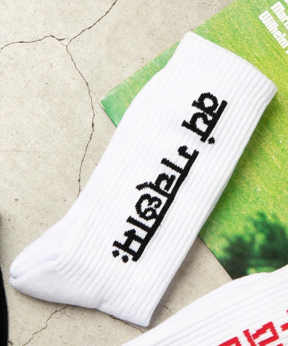 【ウィゴー/WEGO / MEN】のロゴソックス(R) インテリア・キッズ・メンズ・レディースファッション・服の通販 founy(ファニー) 　ファッション　Fashion　メンズファッション　Fashion for Men　シューズ・靴　Shoes　おすすめ　Recommended / Our Picks　サンダル　Sandals, Summer Shoes　スニーカー　Sneakers, Trainers　スマホ　Smartphone, Mobile Device　ソックス　Socks, Hosiery　フィット　Fit, Slim Fit　柄11|ID: prp329100004855556 ipo3291000000035789135