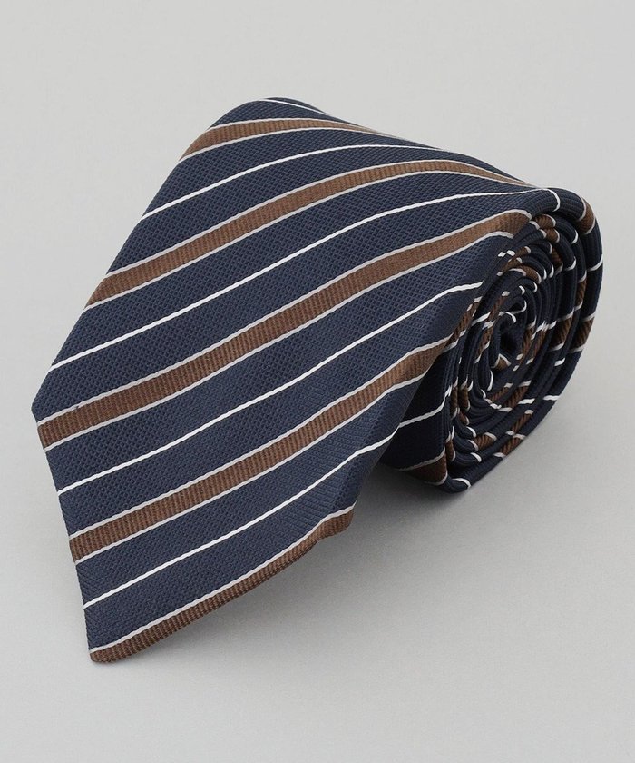 【五大陸/gotairiku / MEN】の【日本製】シルク ネクタイ_ストライプ インテリア・キッズ・メンズ・レディースファッション・服の通販 founy(ファニー) https://founy.com/ ファッション Fashion メンズファッション Fashion for Men シルク Silk, 100% Silk ストライプ Stripe, Striped Pattern スーツ Suit, Formalwear 日本製 Made In Japan |ID: prp329100004855559 ipo3291000000035789228