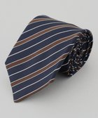 【五大陸/gotairiku / MEN】の【日本製】シルク ネクタイ_ストライプ ネイビー系2|ID: prp329100004855559 ipo3291000000035789230