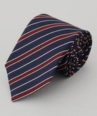 【五大陸/gotairiku / MEN】の【日本製】シルク ネクタイ_ストライプ ネイビー系1|ID: prp329100004855559 ipo3291000000035789232