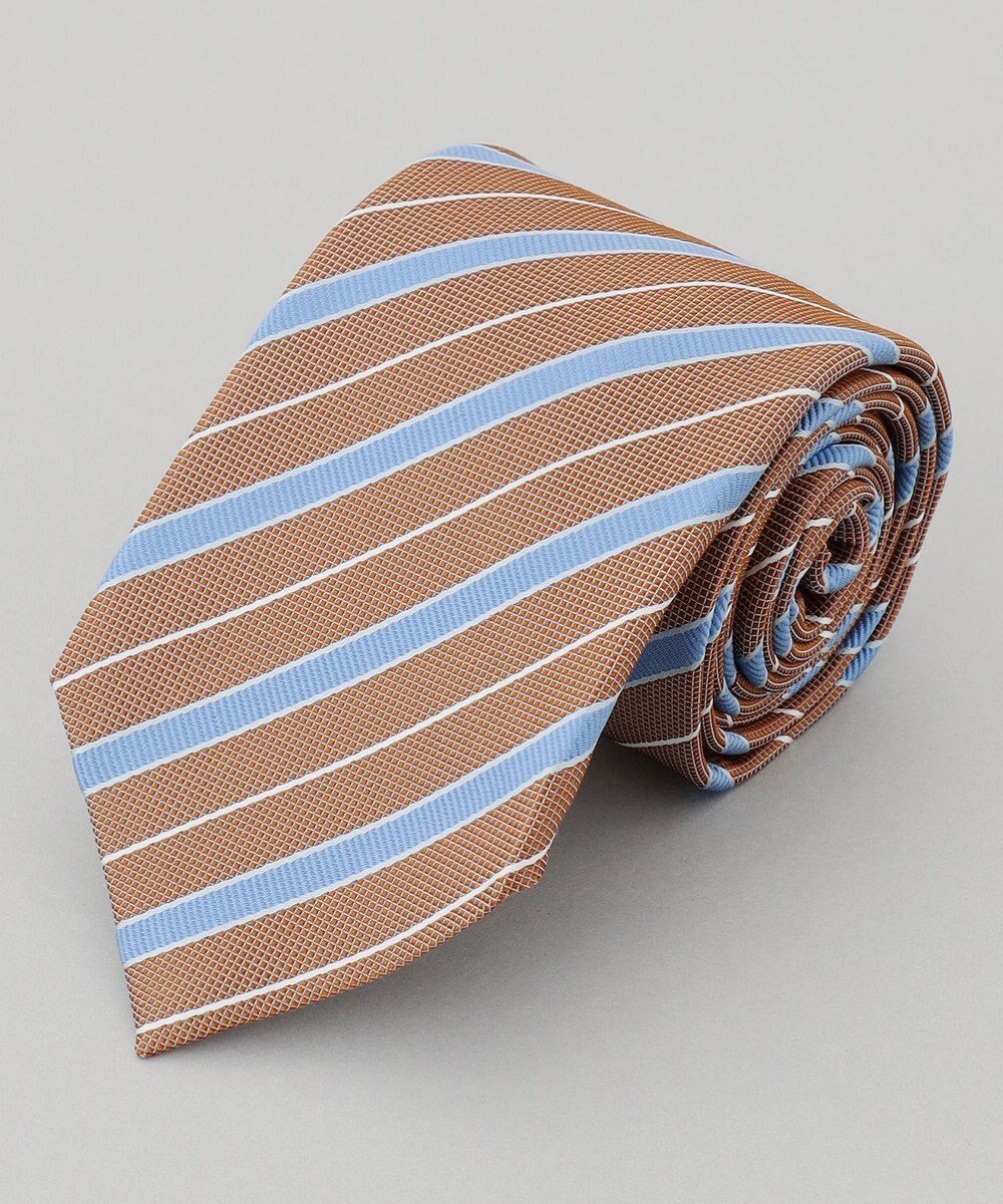 【五大陸/gotairiku / MEN】の【日本製】シルク ネクタイ_ストライプ インテリア・キッズ・メンズ・レディースファッション・服の通販 founy(ファニー) 　ファッション　Fashion　メンズファッション　Fashion for Men　シルク　Silk, 100% Silk　ストライプ　Stripe, Striped Pattern　スーツ　Suit, Formalwear　日本製　Made In Japan　ベージュ系1|ID: prp329100004855559 ipo3291000000035789235