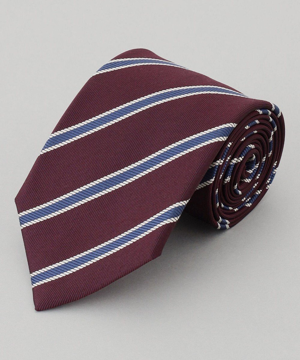 【五大陸/gotairiku / MEN】の【日本製】シルク ネクタイ_レジメンタル 人気、トレンドファッション・服の通販 founy(ファニー) 　ファッション　Fashion　メンズファッション　Fashion for Men　シルク　Silk, 100% Silk　スーツ　Suit, Formalwear　日本製　Made In Japan　 other-1|ID: prp329100004855560 ipo3291000000035789251