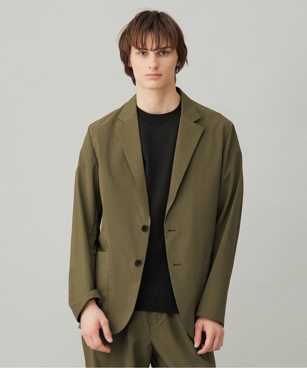 【アンフィーロ/UNFILO / MEN】のTENNEN TOUCH テーラードジャケット インテリア・キッズ・メンズ・レディースファッション・服の通販 founy(ファニー) 　ファッション　Fashion　メンズファッション　Fashion for Men　アウター　Men's Coats Outerwear　テーラードジャケット　Tailored Jackets & Blazers　春　Spring　吸水　Absorbent, Quick-Dry　抗菌　Antibacterial, Bacteria-Resistant　ジャケット　Jacket, Outerwear　パッチ　Patch, Appliqué　ボックス　Boxy, Box Shape　ポケット　Pocket, Pocket Detail　ポロシャツ　Polo Shirt, Collared Tee　リラックス　Relax, Relaxed Fit　S/S・春夏　SS, Spring/Summer, Warm Season　夏　Summer　カーキ|ID: prp329100004855565 ipo3291000000035789356