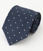 【カシヤマ/KASHIYAMA / MEN】のKASHIYAMAオリジナル【JAPAN MADE】ドットネクタイ ネイビー|ID: prp329100004855566 ipo3291000000035789391