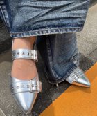 【ウィゴー/WEGO】のハトメベルトポインテッドシューズ 人気、トレンドファッション・服の通販 founy(ファニー) ファッション Fashion レディースファッション Fashion for Women ベルト&ウエストマーク Belts & Waist Accessories シューズ Shoes, Footwear シルバー Silver, Metallic Silver シンプル Simple, Minimal スマホ Smartphone, Mobile Device トレンド Trend, Trending Now thumbnail シルバー|ID: prp329100004855579 ipo3291000000035790646