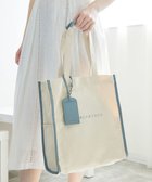 【スタイルコード/STYLE CODE】の【MERCURYDUO/マーキュリーデュオ】カードケース付 キャンバストートバッグ 推し活バッグ ブルーグレー|ID: prp329100004855581 ipo3291000000035790778