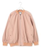 【ジェイプレスヨークストリート/J.PRESS YORK STREET】の【WOMEN】ギャザーMA-1 ジャケット ピンク系|ID: prp329100004855584 ipo3291000000035791085