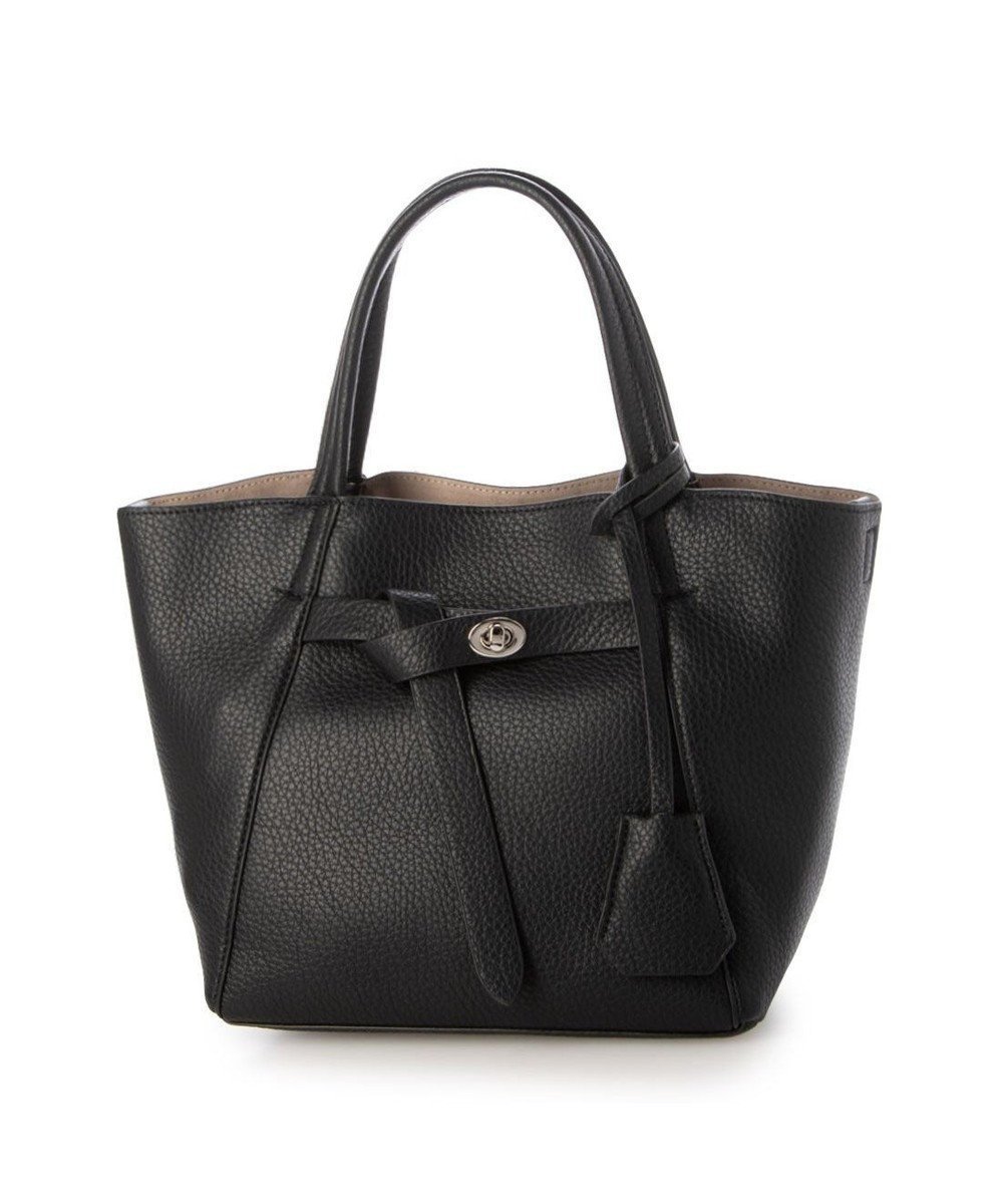 【アンビリオン/UNBILLION】のカシュカシュ cachecache / ベルトディテールフェイクレザートート インテリア・キッズ・メンズ・レディースファッション・服の通販 founy(ファニー) 　ファッション　Fashion　レディースファッション　Fashion for Women　バッグ　Bags　ベルト&ウエストマーク　Belts & Waist Accessories　カラフル　Colorful Design　ショルダー　Shoulder, Shoulder Strap　財布　Wallet, Purse　ハンド　Hand, Handmade　フロント　Front, Front Design　ミックス　Mix, Mixed Style　モチーフ　Motif, Design Theme　再入荷　Restock / Back in Stock　ブラック|ID: prp329100004855607 ipo3291000000035792107