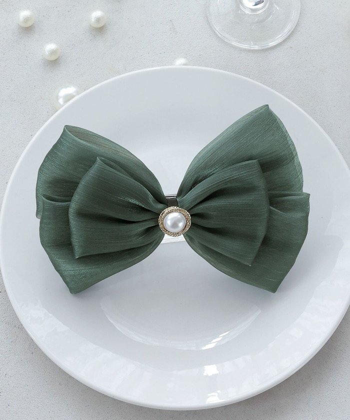 【ティアクラッセ/Tiaclasse】のオーガンジーリボンバレッタ インテリア・キッズ・メンズ・レディースファッション・服の通販 founy(ファニー) https://founy.com/ ファッション Fashion レディースファッション Fashion for Women シュシュ&ヘアアクセ/ヘアアレンジ Scrunchies & Hair Accessories アクセサリー Fashion Accessories オーガンジー Organza Fabric シューズ Shoes, Footwear バレッタ Barrette, Hair Clip パール Pearl, Pearl Accent リボン Ribbon, Bow エレガント 上品 Elegant 再入荷 Restock / Back in Stock 新作・新入荷 New Arrivals / New In |ID: prp329100004855611 ipo3291000000035792210